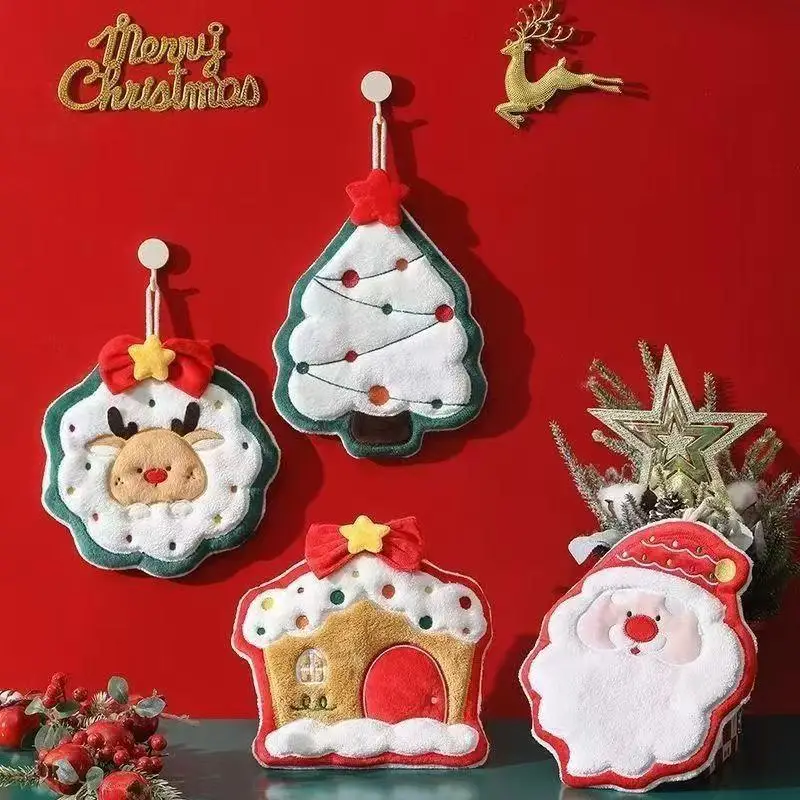 Cute Christmas Cleaning Towel Coral Velvet Hand Towel Snowman Bathroom Hanging Absorbent Dishcloth Soft Cleaning Cloth Rag
Cute Christmas Cleaning Towel Coral Velvet Hand Towel Snowman Bathroom Hanging Absorbent Dishcloth Soft Cleaning Cloth Rag