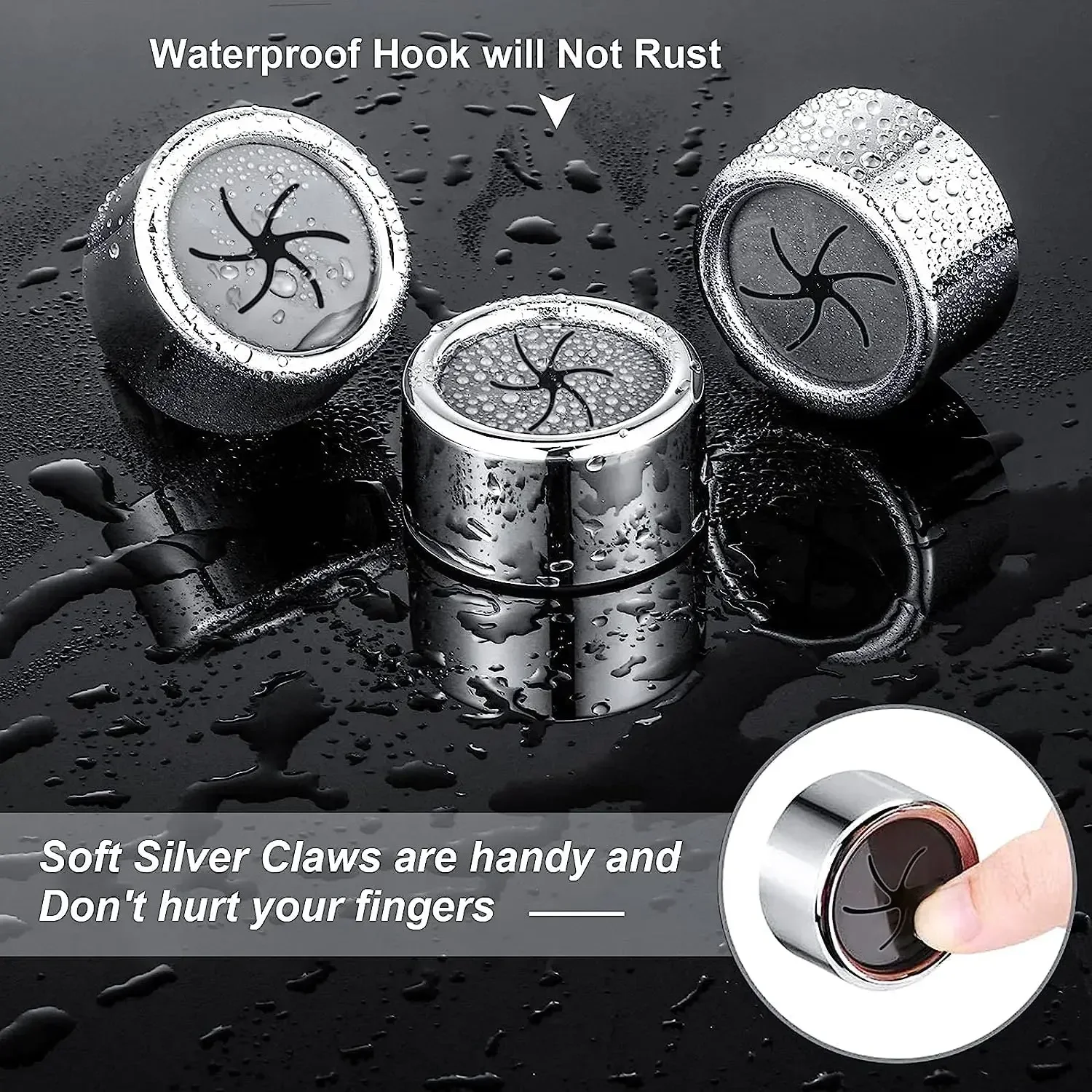 Silver Self Adhesive Towel Hooks Wall Kitchen Mounted Easy Installation Organizers Wall Mounted Bathroom Wall Towel Stand
Silver Self Adhesive Towel Hooks Wall Kitchen Mounted Easy Installation Organizers Wall Mounted Bathroom Wall Towel Stand