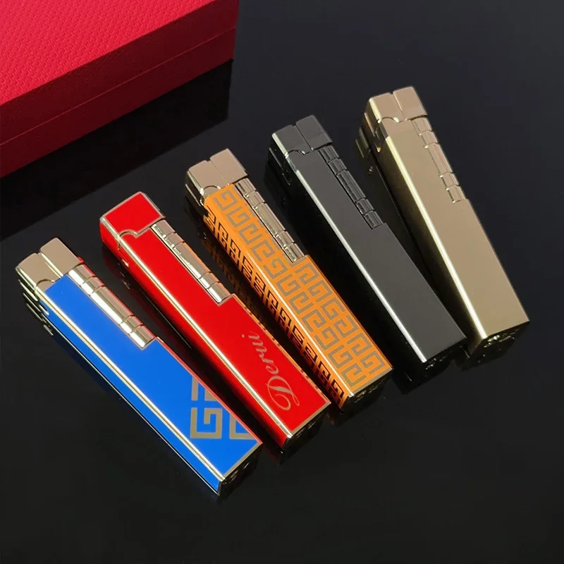 New German Retro Grinding Wheel Gas Lighter Creative Personalized Side Sliding Lighter Open Flame High-end Boutique Gift
New German Retro Grinding Wheel Gas Lighter Creative Personalized Side Sliding Lighter Open Flame High-end Boutique Gift