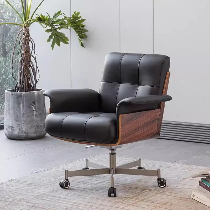 Italian office chair leather modern simple light luxury armchair comfortable sedentary lifting rotating computer chair
Italian office chair leather modern simple light luxury armchair comfortable sedentary lifting rotating computer chair