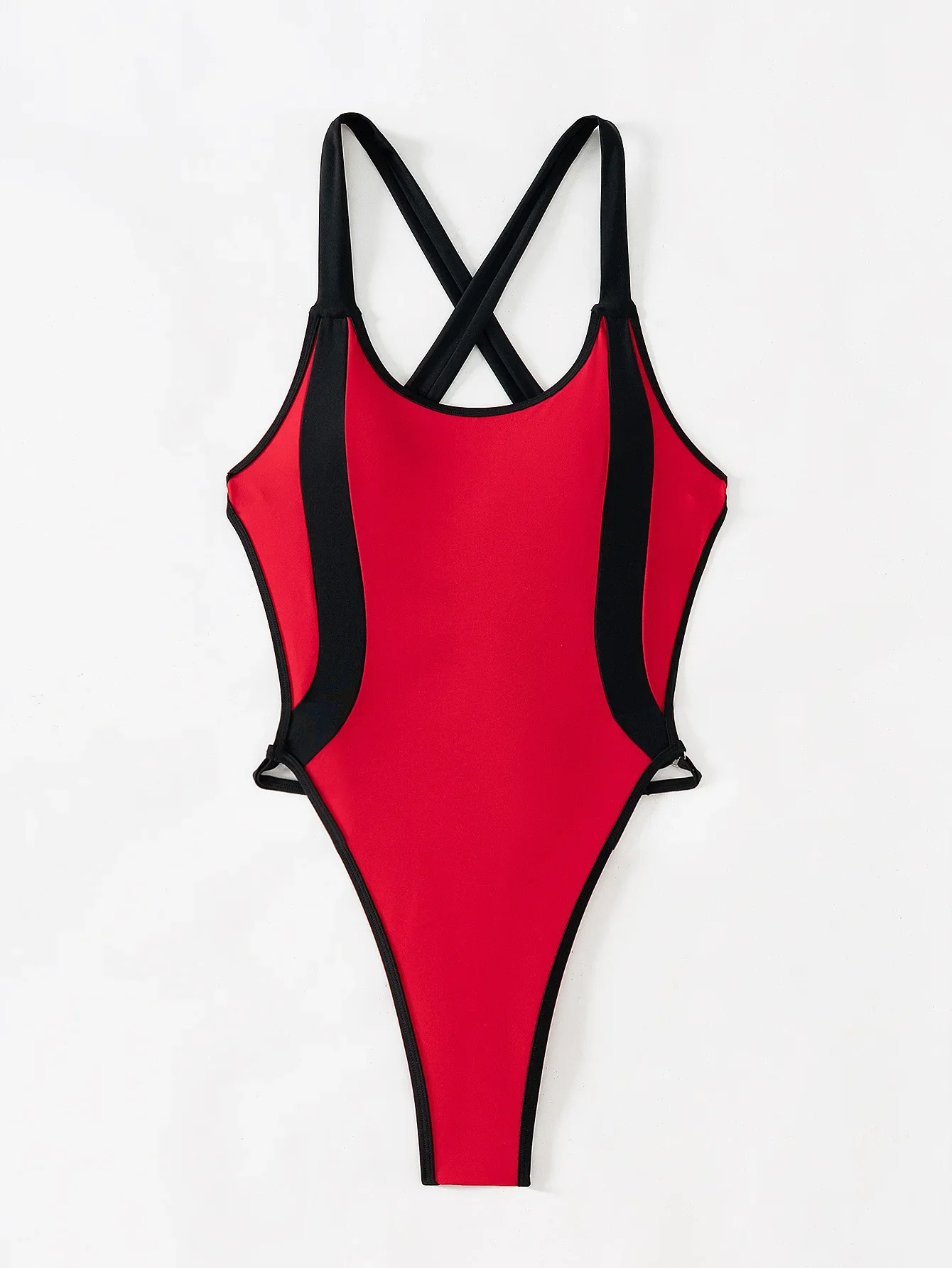 2025 New Red Black Clash Bikini One Piece Swimsuit for Women Sexy High Wasit U-neck Suspender Backless Bikini Monokini Swimwear
2025 New Red Black Clash Bikini One Piece Swimsuit for Women Sexy High Wasit U-neck Suspender Backless Bikini Monokini Swimwear