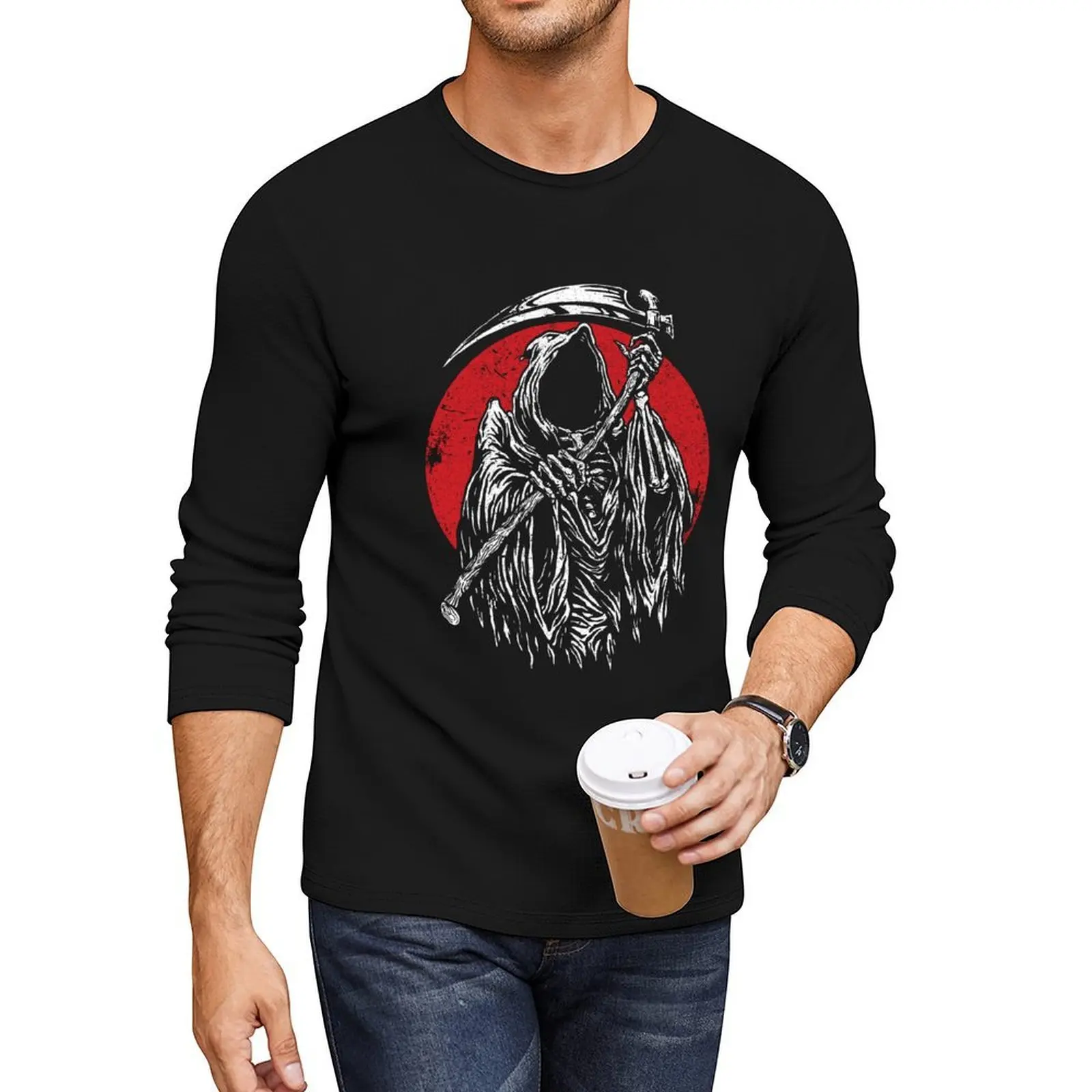 Grim Reaper Angle of Death Long T-Shirt vintage t shirt boys t shirts Tee shirt boys animal print shirt mens t
Grim Reaper Angle of Death Long T-Shirt vintage t shirt boys t shirts Tee shirt boys animal print shirt mens t