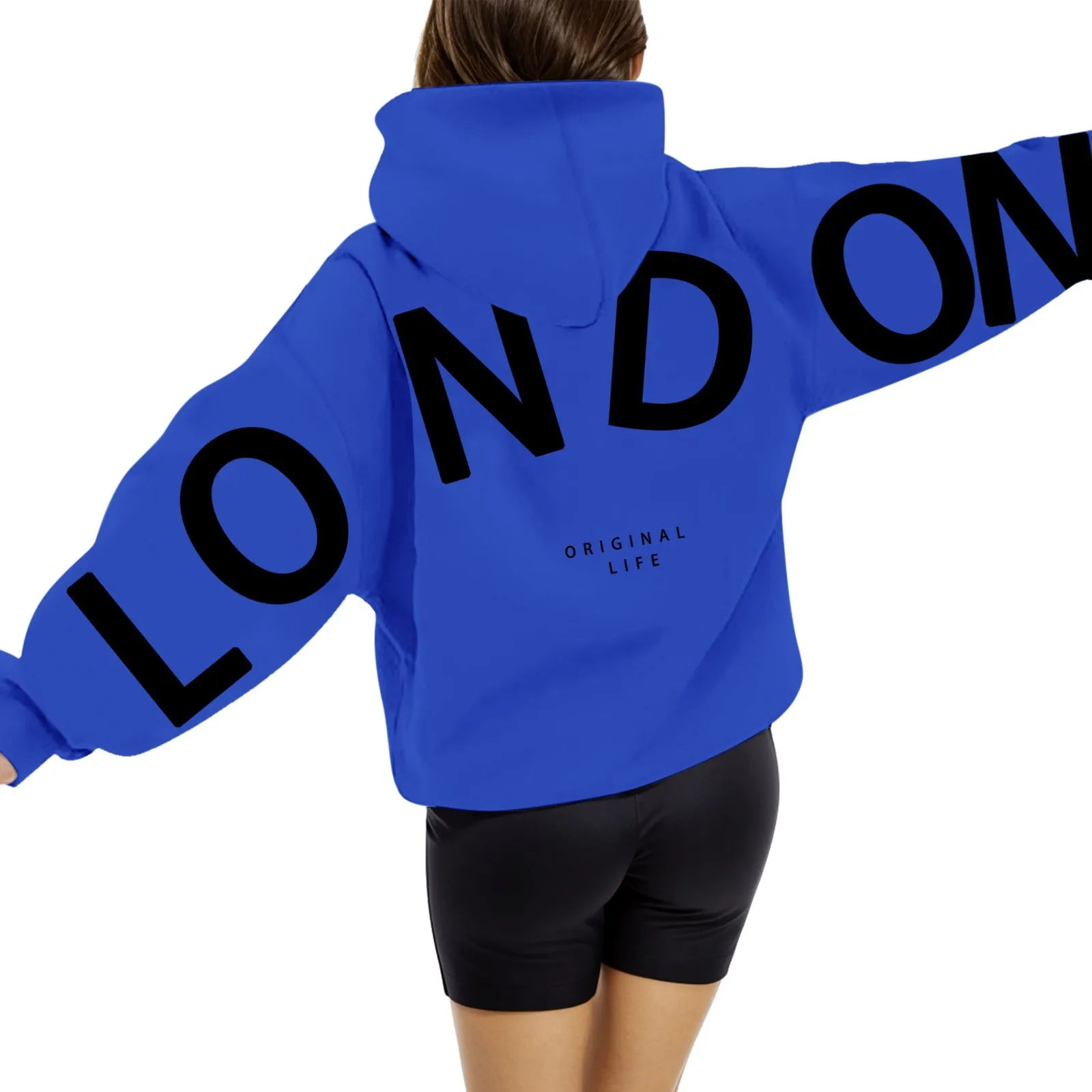 Women Fashion Hoodies With Pocket Back Letter Printed Hooded Sweatshirt For Women Loose Casual Hip Hop Pullover Sweatshirts
Women Fashion Hoodies With Pocket Back Letter Printed Hooded Sweatshirt For Women Loose Casual Hip Hop Pullover Sweatshirts