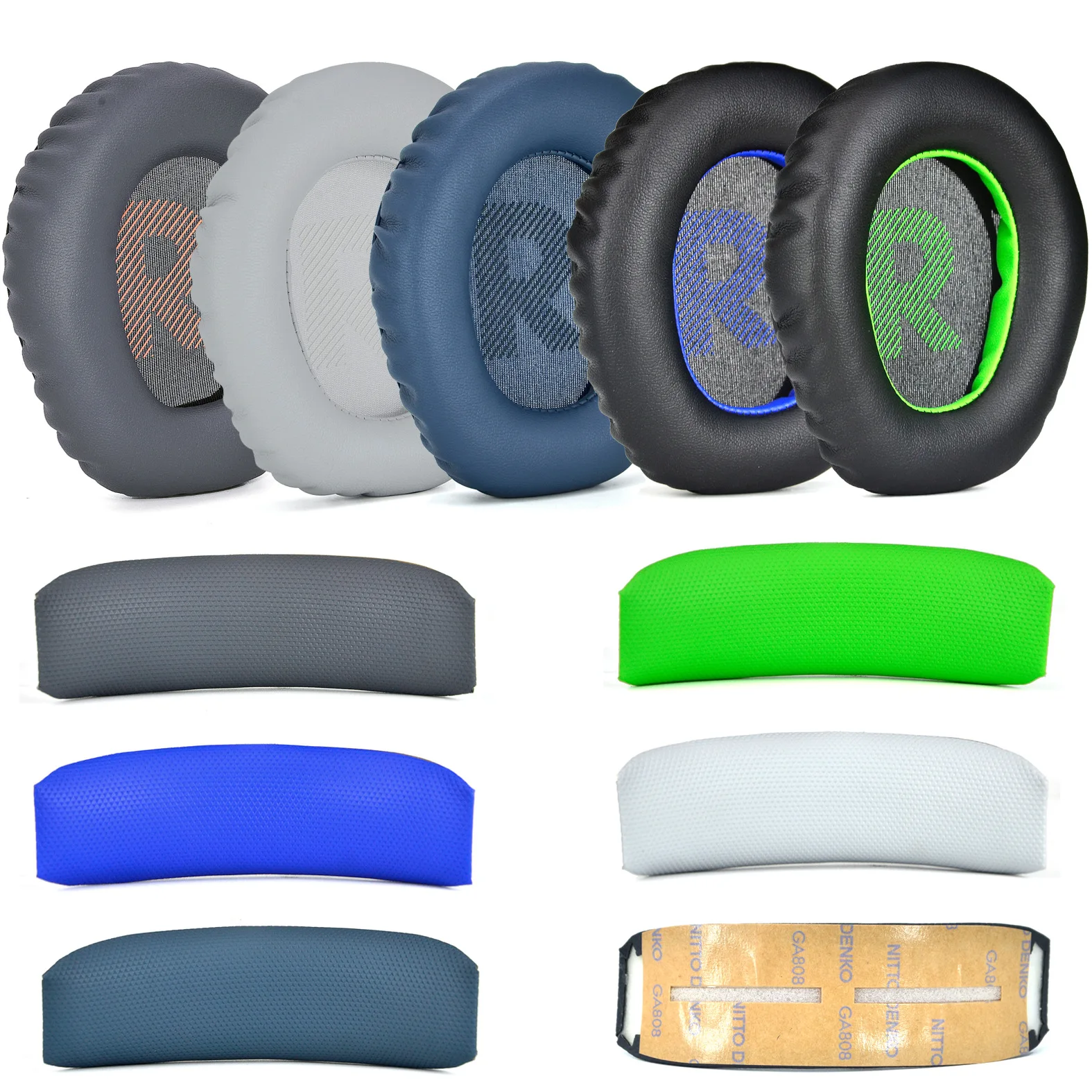 Replacement high quality Headband Rubber Leather Earmuff Ear pillows Suitable for JBL Quantum 100 Q100 Games Headphones
Replacement high quality Headband Rubber Leather Earmuff Ear pillows Suitable for JBL Quantum 100 Q100 Games Headphones