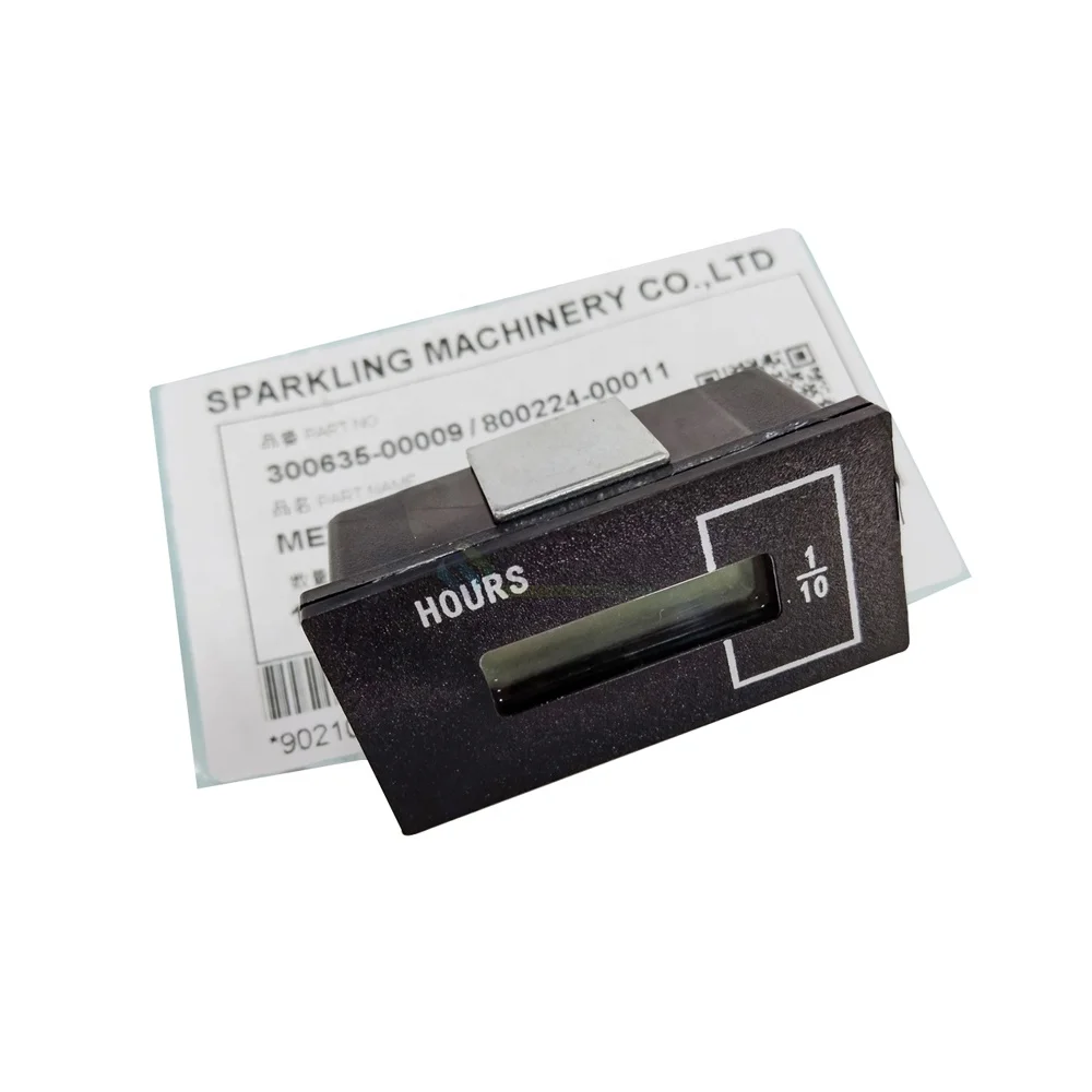 Canghe 300635-00009 80022400011 Hour Meter DX170W DL200 Excavator 30063500009 800224-00011
Canghe 300635-00009 80022400011 Hour Meter DX170W DL200 Excavator 30063500009 800224-00011