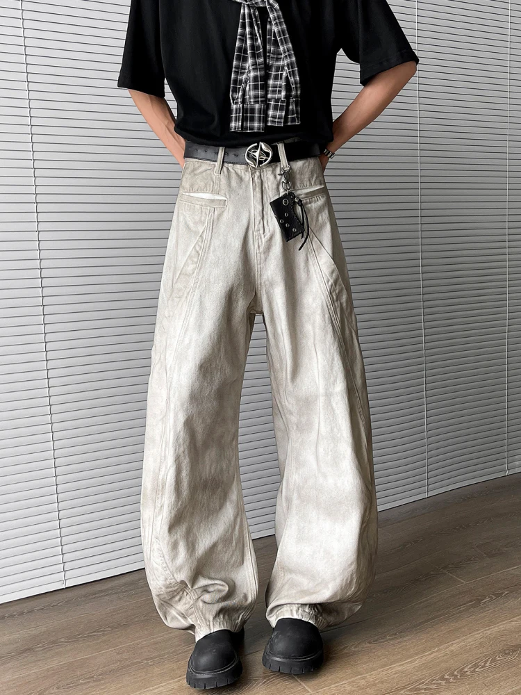Summer Thin Vintage Distred Denim Men's Straight Leg American Casual Trendy High Street Retro Flare Japanese Sle Pants
Summer Thin Vintage Distred Denim Men's Straight Leg American Casual Trendy High Street Retro Flare Japanese Sle Pants
