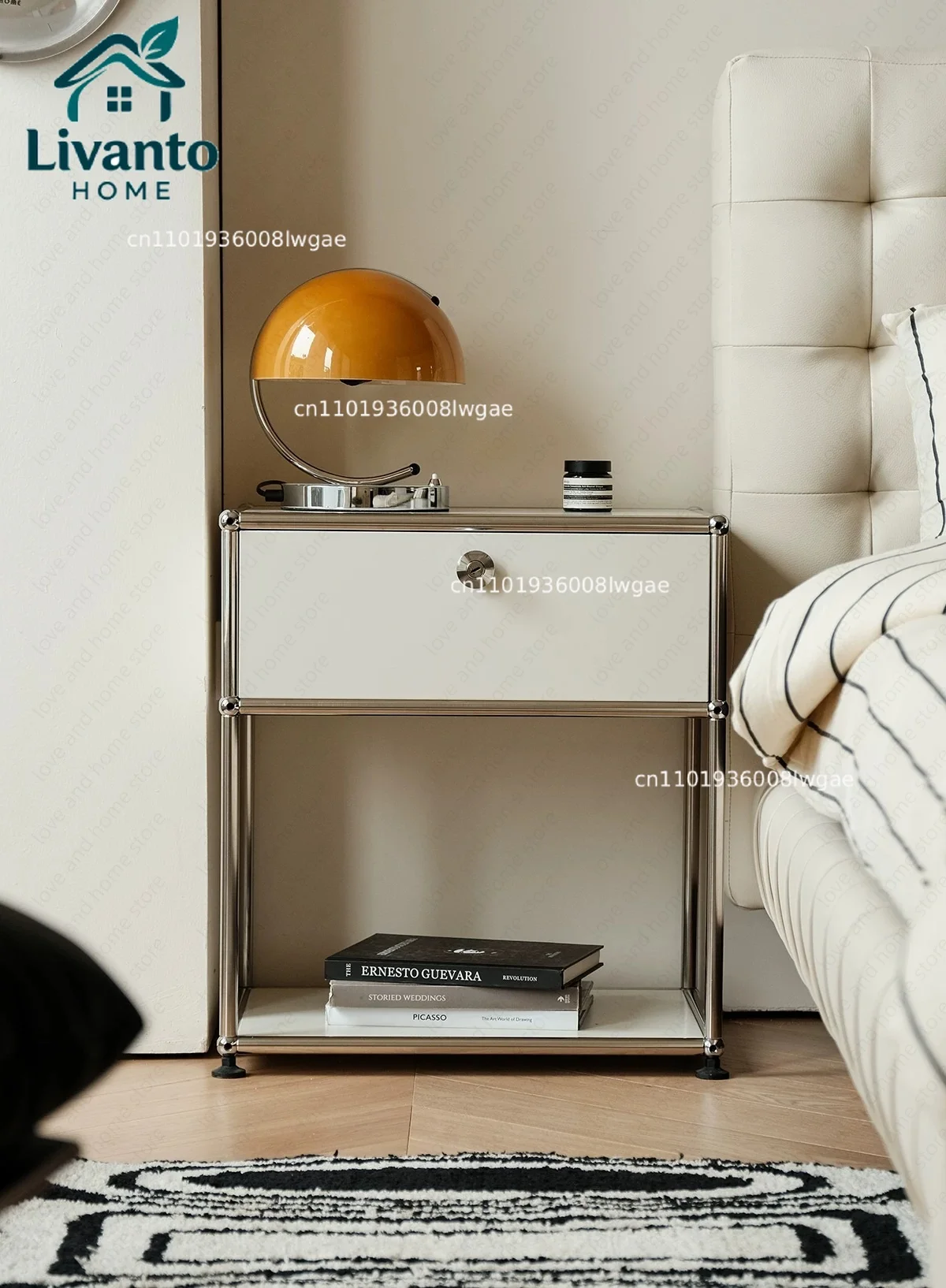 Cabinet Nightstand Modular Module DIY Bedside Table Holder Stainless Steel Metal Board for Living Room INS Polular
Cabinet Nightstand Modular Module DIY Bedside Table Holder Stainless Steel Metal Board for Living Room INS Polular