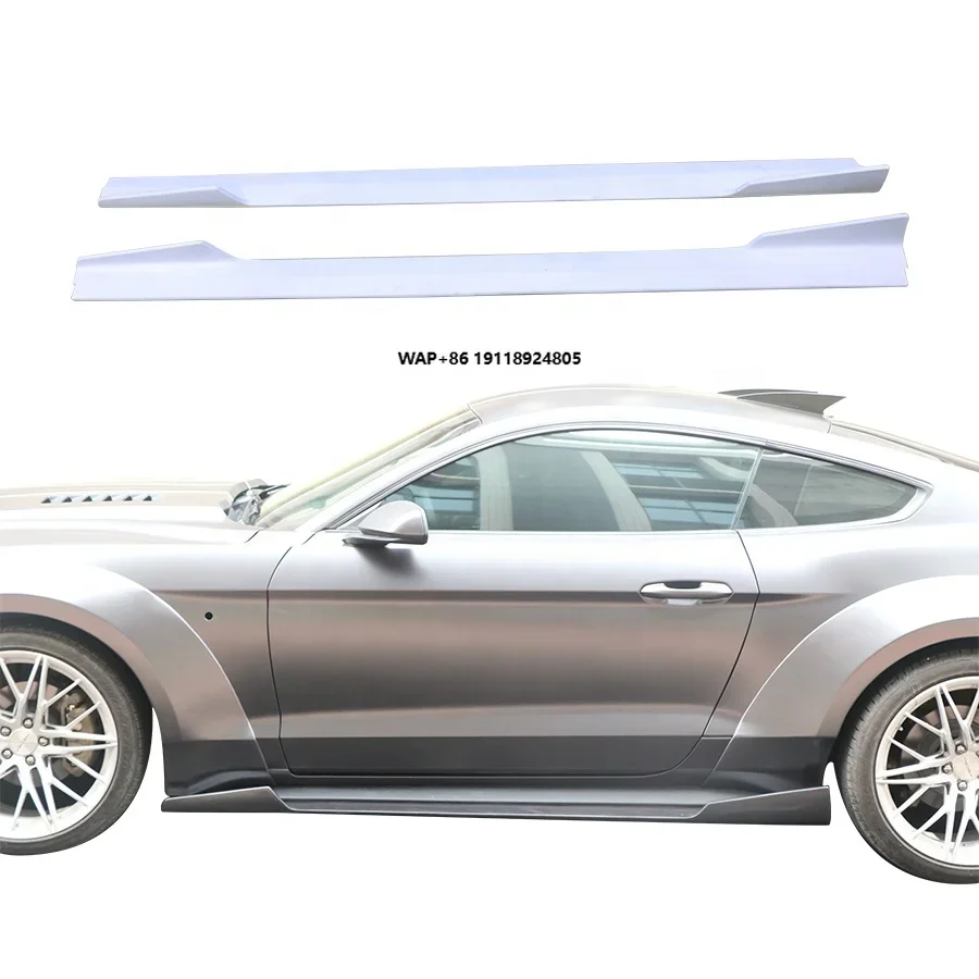 2015-2023 for Mustang Auto Body Kit New High Quality Black Priming Side Skirts Rocker Panels & Bumper Parts (FRP/CF Material)
2015-2023 for Mustang Auto Body Kit New High Quality Black Priming Side Skirts Rocker Panels & Bumper Parts (FRP/CF Material)