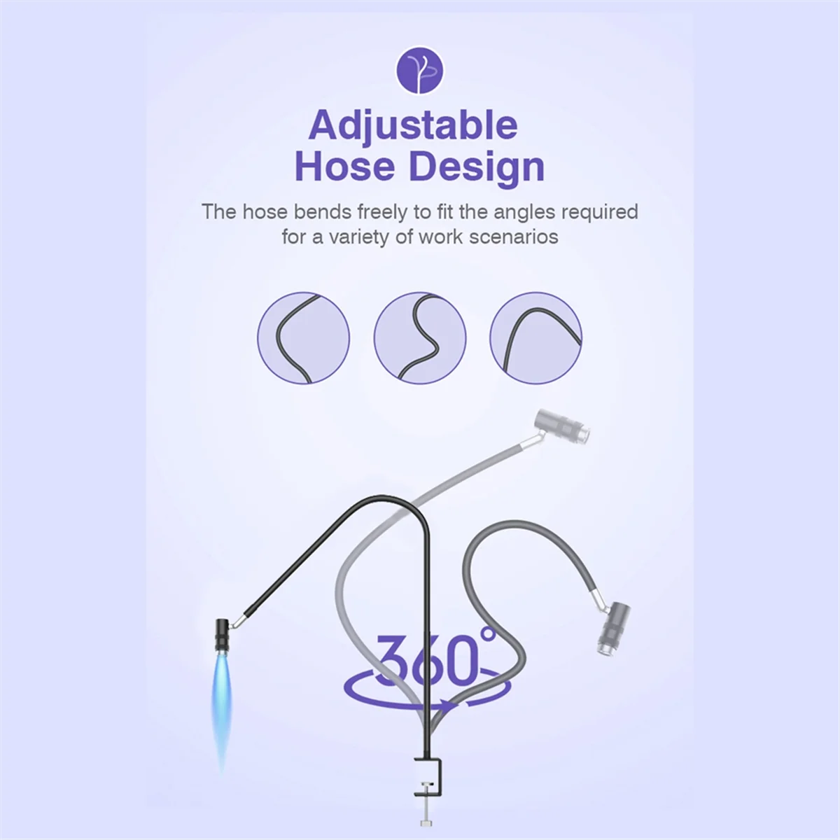 M86K UV Lash Lamp 6W - Eyelash Extension & Nail Dryer, 360° Flexible Gooseneck, UV Glue Curing Light for Salon Use A
M86K UV Lash Lamp 6W - Eyelash Extension & Nail Dryer, 360° Flexible Gooseneck, UV Glue Curing Light for Salon Use A