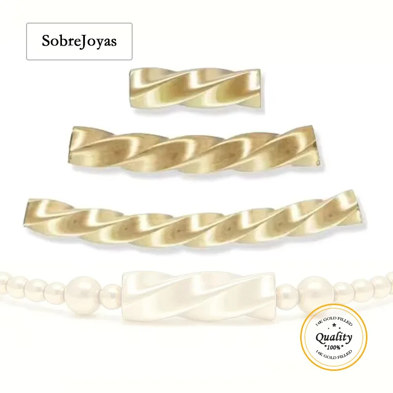 Curved Twist Square 14K Gold Filled Square Tube Curve Connector Jewelry for DIY Bracelet Necklace Bar Connector Making Jewelry
Curved Twist Square 14K Gold Filled Square Tube Curve Connector Jewelry for DIY Bracelet Necklace Bar Connector Making Jewelry