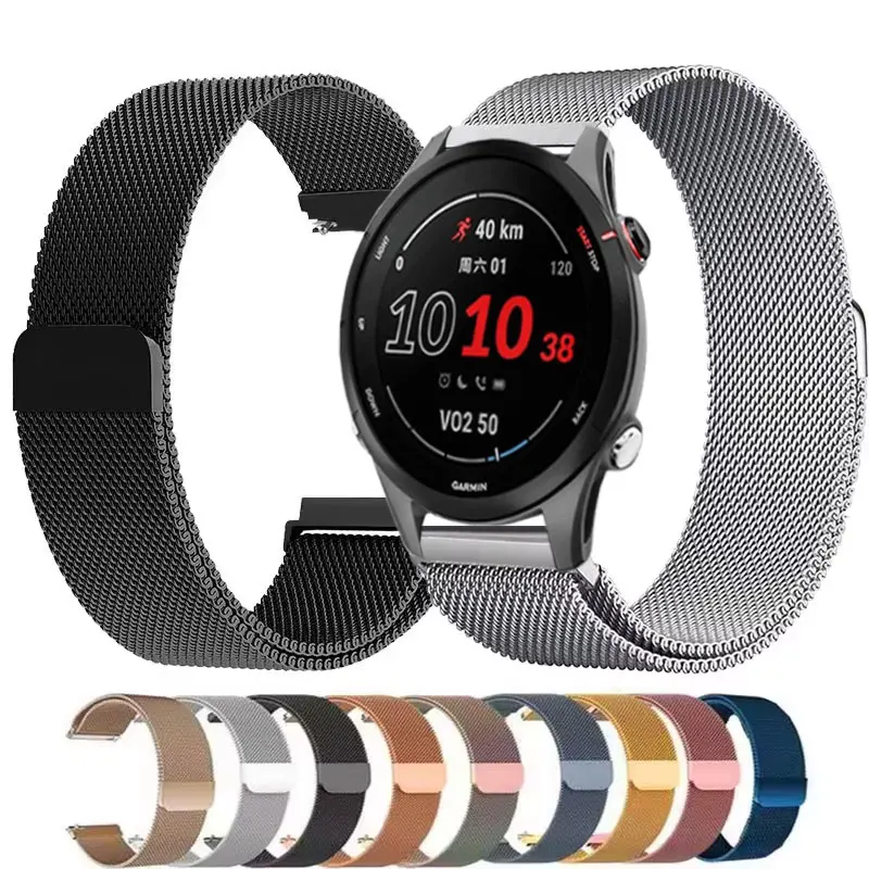 Milanese 20mm 22mm Watch Strap For Garmin Venu 3 2/SQ 2 Plus Band Forerunner 265 255 165 168 245 Music Vivoactive 4 5 3 Bracelet
Milanese 20mm 22mm Watch Strap For Garmin Venu 3 2/SQ 2 Plus Band Forerunner 265 255 165 168 245 Music Vivoactive 4 5 3 Bracelet