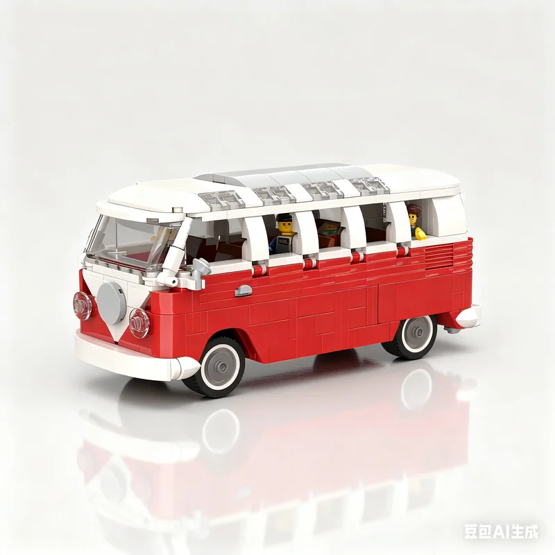 558PCS MOC Creative Model Volkswagen Transporter T1 Samba Red Building Blocks Display DIY Building Blocks Gift Decoration Set
558PCS MOC Creative Model Volkswagen Transporter T1 Samba Red Building Blocks Display DIY Building Blocks Gift Decoration Set
