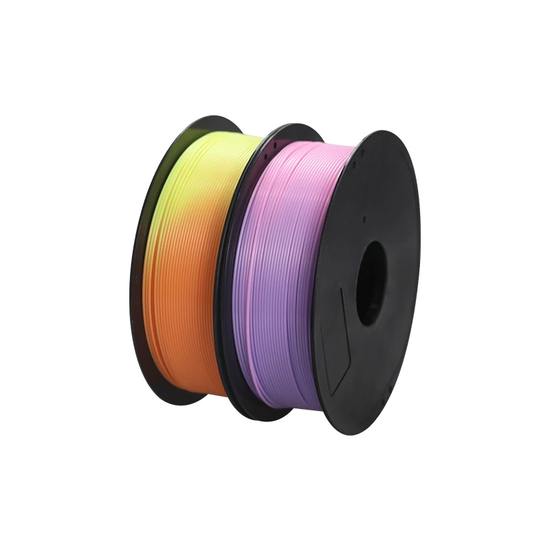 Термоизменяющаяся двухцветная нить для 3D-печати PLA 1,75 мм, термочувствительная проволока, вес неттоксичной печати, 1 кг 
Термоизменяющаяся двухцветная нить для 3D-печати PLA 1,75 мм, термочувствительная проволока, вес неттоксичной печати, 1 кг