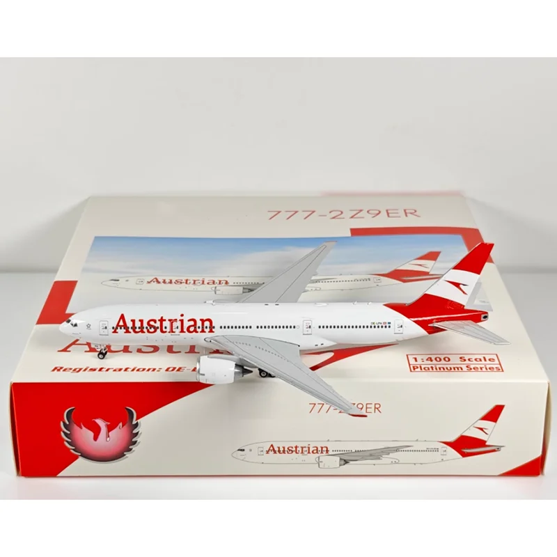 Phoenix 1/400 Scale Austrian Airlines B777-200 OE-LPA Die-cast Alloy Aircraft Model Collectible Decorative Item
Phoenix 1/400 Scale Austrian Airlines B777-200 OE-LPA Die-cast Alloy Aircraft Model Collectible Decorative Item