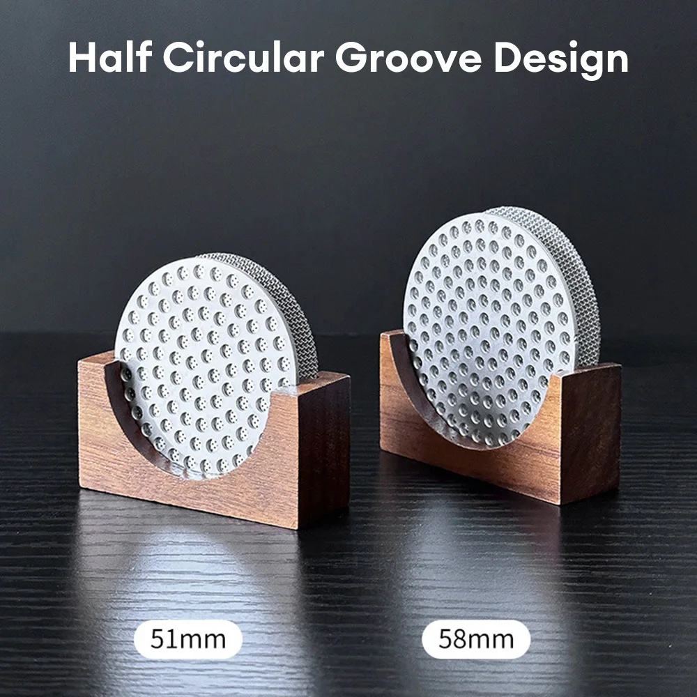 Espresso Coffee Filter Screen Holder 51/58mm Mesh Screen Stand Barista Coffee Making Puck Screen Walnut Holder Reusable
Espresso Coffee Filter Screen Holder 51/58mm Mesh Screen Stand Barista Coffee Making Puck Screen Walnut Holder Reusable