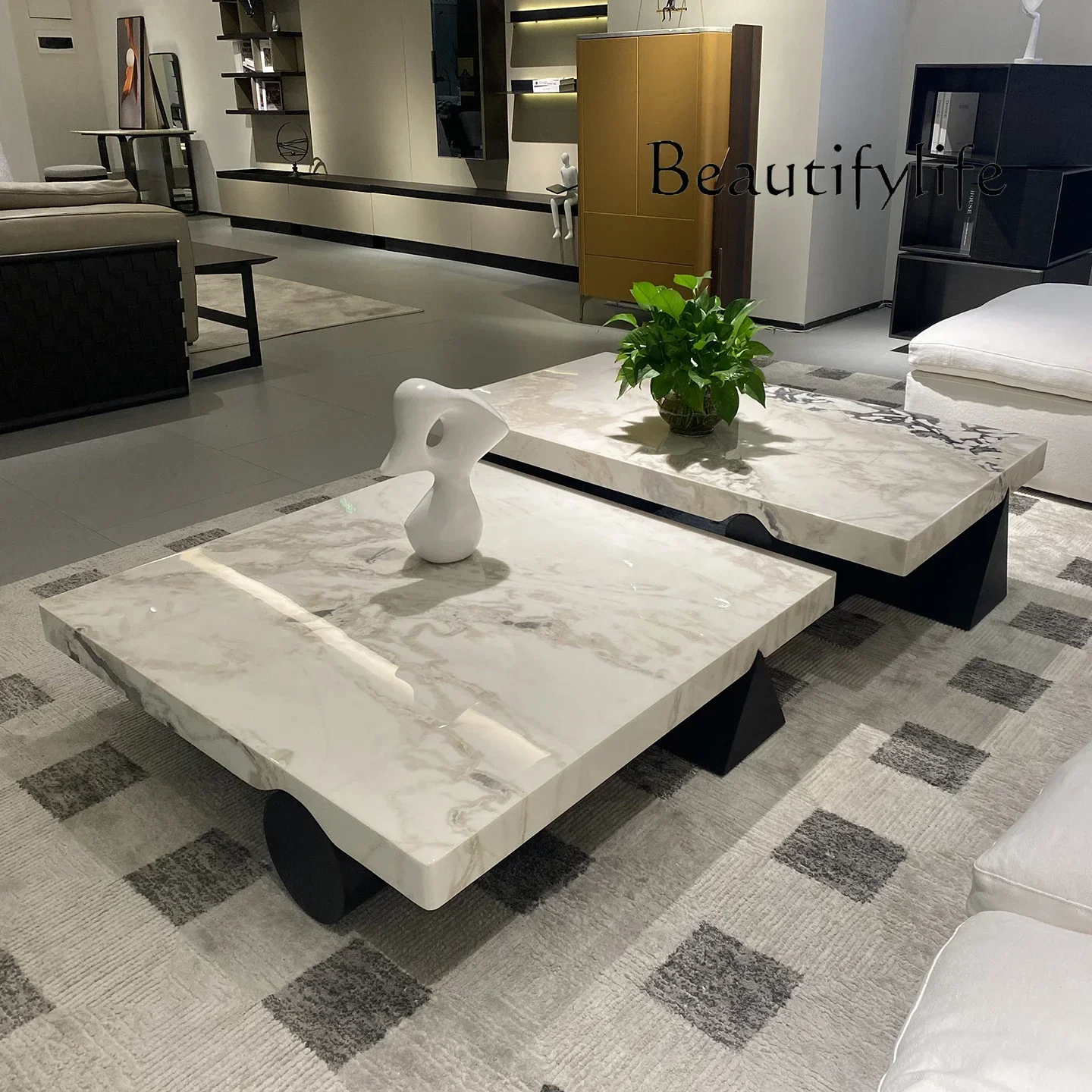 B FKDesigner Italian Minimalist Medieval Elephant White Natural Marble Square Coffee Table Luxury Stone Long Tea Table
B FKDesigner Italian Minimalist Medieval Elephant White Natural Marble Square Coffee Table Luxury Stone Long Tea Table
