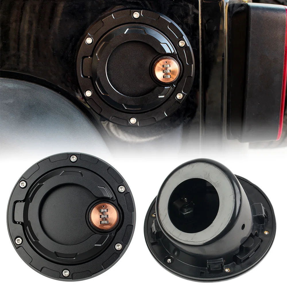 Fit Jeep Wrangler JK 2007-2018 Locking Fuel Tank Cap with Password Lock, Aluminum Fuel Door Protector
Fit Jeep Wrangler JK 2007-2018 Locking Fuel Tank Cap with Password Lock, Aluminum Fuel Door Protector