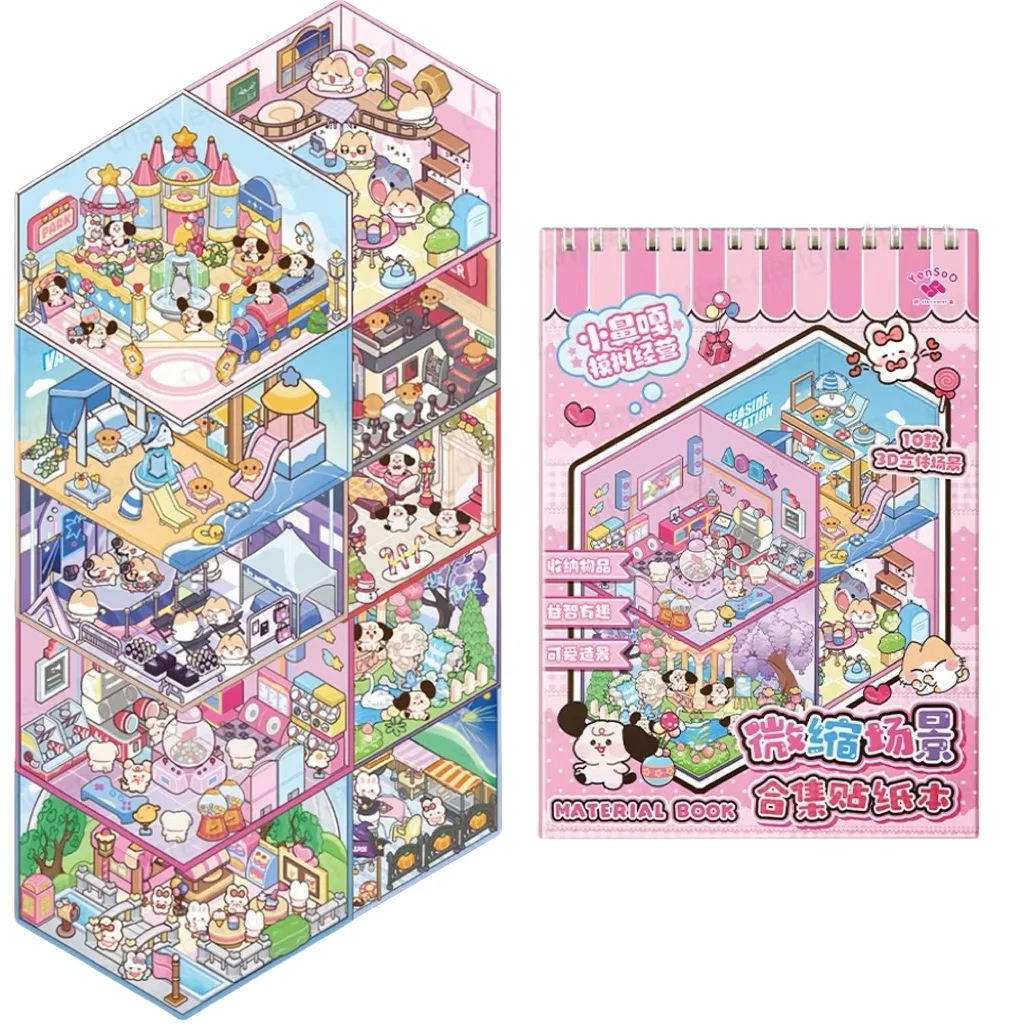 LumaToys 10в1 мультяшный пейзаж наклейка книга домик 2D сцена DIY наклейка коллекция фестиваль подарок на день рождения подарок для ребенка
LumaToys 10в1 мультяшный пейзаж наклейка книга домик 2D сцена DIY наклейка коллекция фестиваль подарок на день рождения подарок для ребенка