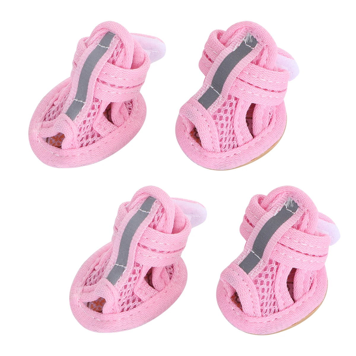 4 Pcs Shoes Breathable Mesh Pet Sandals Dog Shoes for Summer Cooling Anti Slip Beach Puppy Boots Size S M L XL XXL
4 Pcs Shoes Breathable Mesh Pet Sandals Dog Shoes for Summer Cooling Anti Slip Beach Puppy Boots Size S M L XL XXL