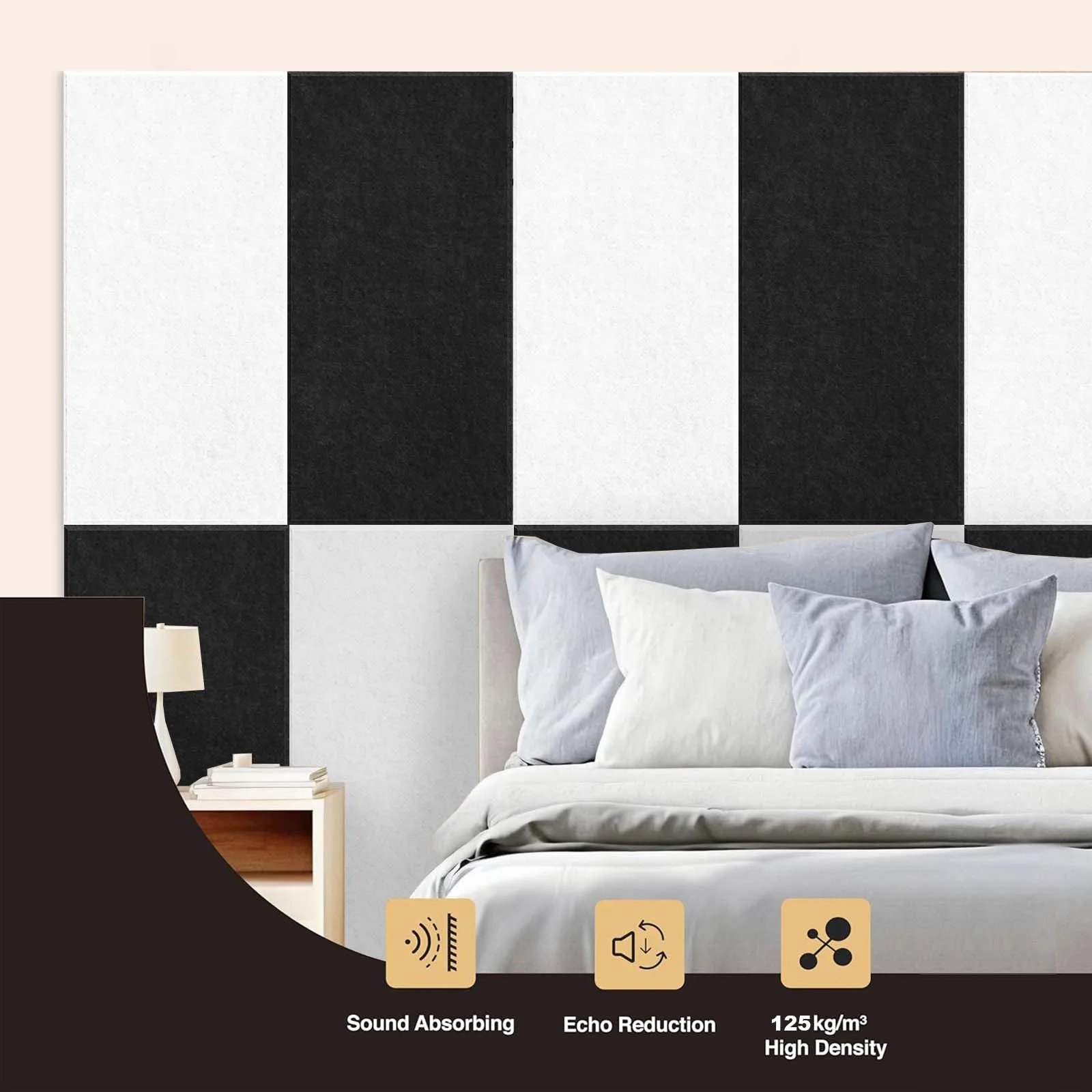 6pcs Self-Adhesive Sound Proof Foam Acoustic Panels Reduce Noise And Eliminate Echoes Rectangle Home Decor Room Soundproofing
6pcs Self-Adhesive Sound Proof Foam Acoustic Panels Reduce Noise And Eliminate Echoes Rectangle Home Decor Room Soundproofing