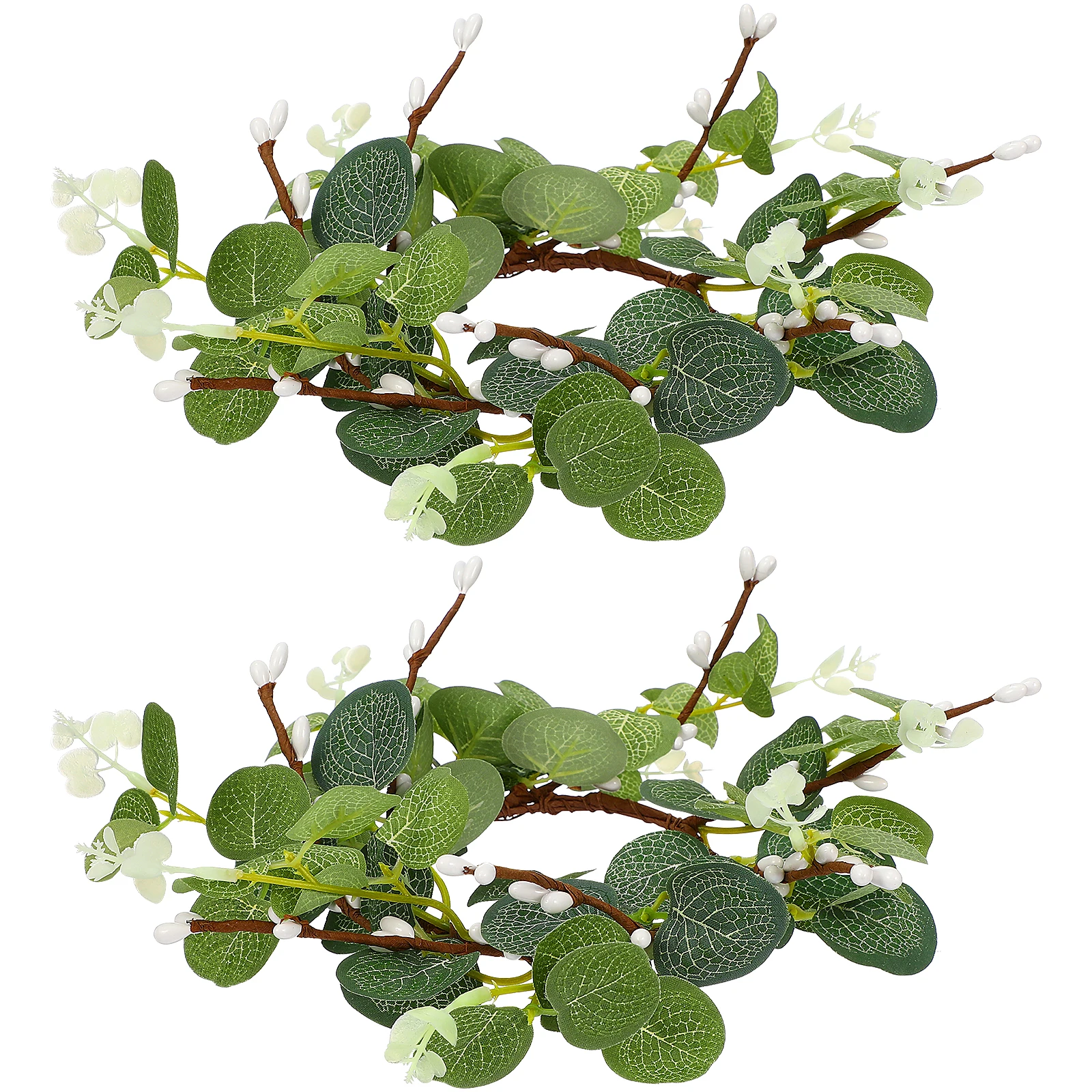 2pcs 8cm Eucalyptus Wreath Simulated Berry Leaves Home Decor Easter Festival Wedding Spring Summer Garland Ring
2pcs 8cm Eucalyptus Wreath Simulated Berry Leaves Home Decor Easter Festival Wedding Spring Summer Garland Ring