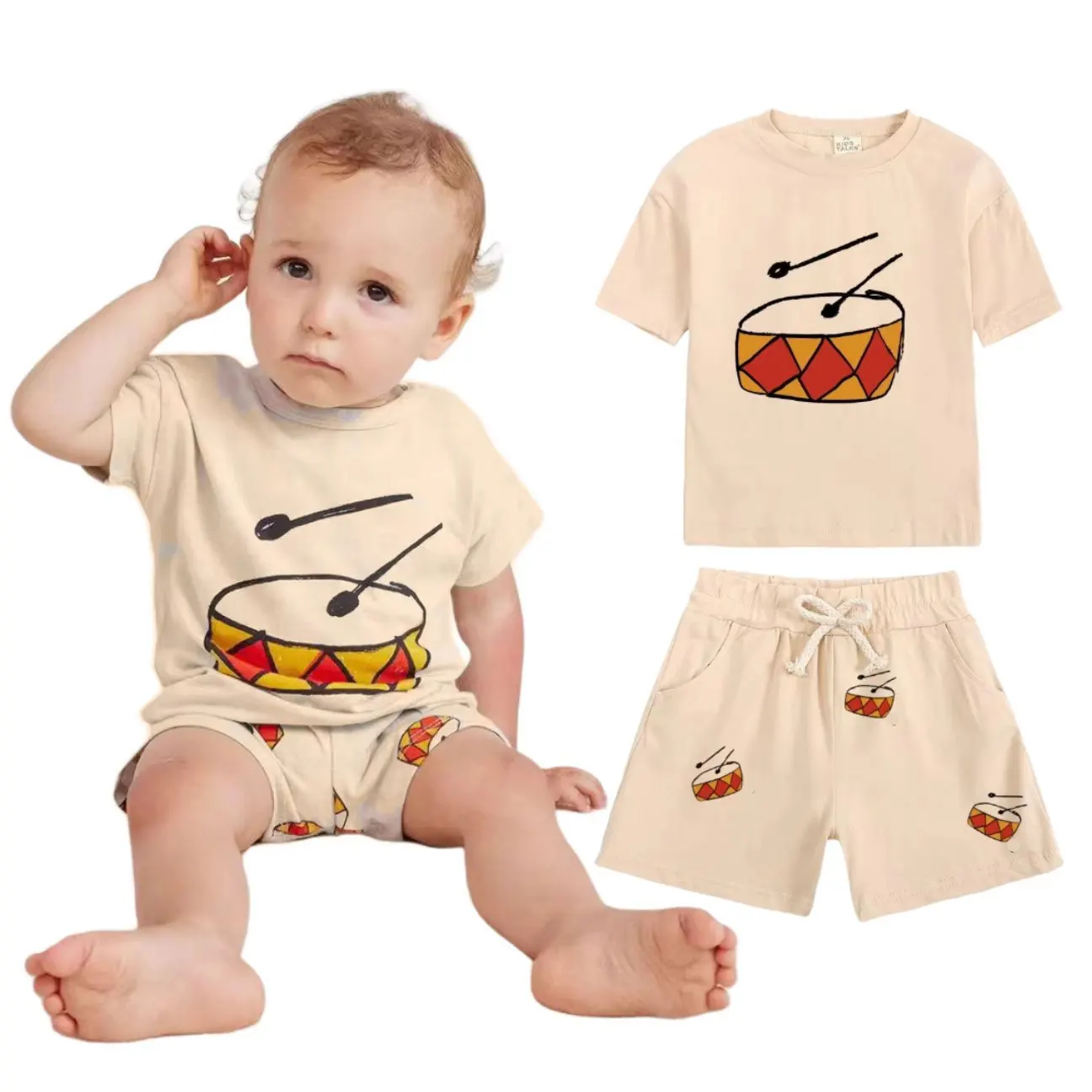 2025 Summer New Baby Clothing Sets Toddler Kids T-shirts Summer Boys Shorts and T Shirt Cotton Top Tees Girls Clothes Sets
2025 Summer New Baby Clothing Sets Toddler Kids T-shirts Summer Boys Shorts and T Shirt Cotton Top Tees Girls Clothes Sets