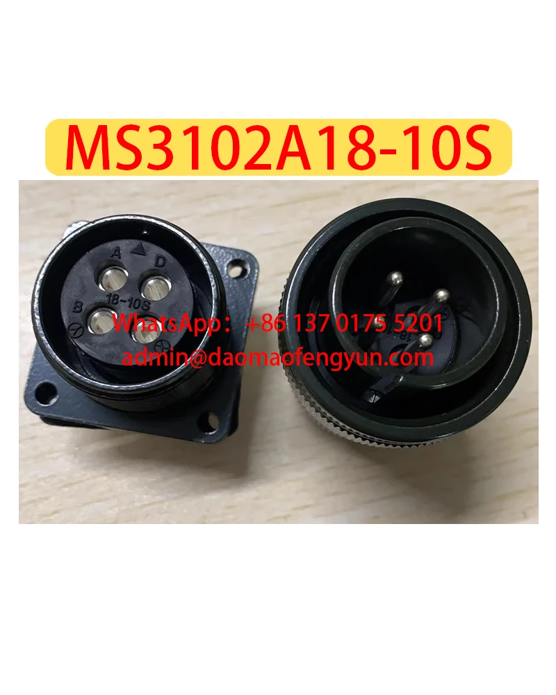 MS3102A18-10S Brand New 4-Pin Plug and Socket Doosan Machine Tool Specification Water Pump Plug,Fast shipping,MS 3102A 18-10S
MS3102A18-10S Brand New 4-Pin Plug and Socket Doosan Machine Tool Specification Water Pump Plug,Fast shipping,MS 3102A 18-10S