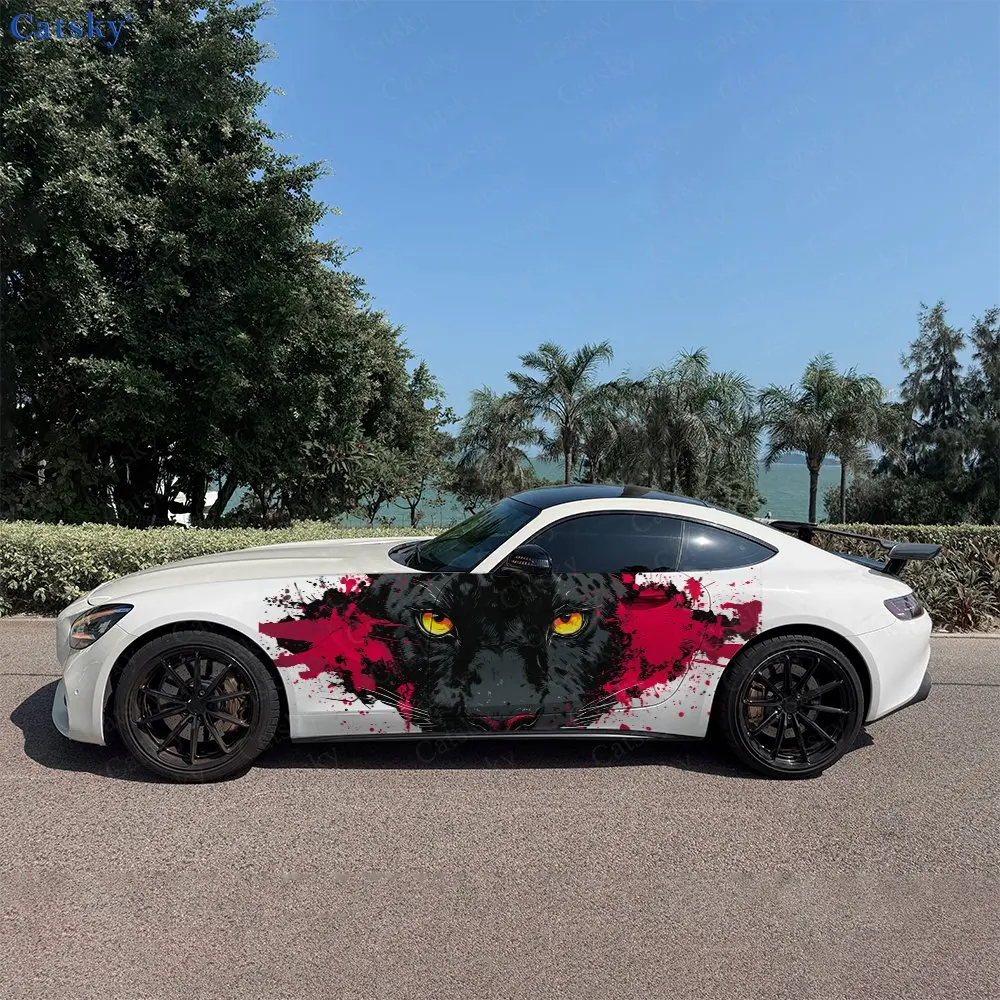 2pcs Blood Black Panther Car Sticker Full Body Floral Decoration Scratches Protective Car Sticker Waterproof Car Vinyl Wraps
2pcs Blood Black Panther Car Sticker Full Body Floral Decoration Scratches Protective Car Sticker Waterproof Car Vinyl Wraps