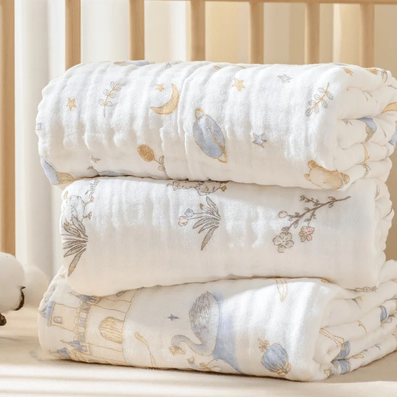Newborn Baby Blanket Summer Muslin Swaddle Wrap Baby Boys Girls Blanket Soft Receiving Blanket For Crib Quilt Infant Bath Towel
Newborn Baby Blanket Summer Muslin Swaddle Wrap Baby Boys Girls Blanket Soft Receiving Blanket For Crib Quilt Infant Bath Towel