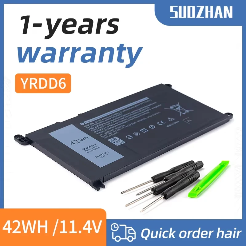 YRDD6 42Wh P61F 15 P85F 11,4 V сменная батарея для Dell Inspiron 5584 3581 3582 3584 3593 3780 3781 5493 5590 5593 7560
YRDD6 42Wh P61F 15 P85F 11,4 V сменная батарея для Dell Inspiron 5584 3581 3582 3584 3593 3780 3781 5493 5590 5593 7560