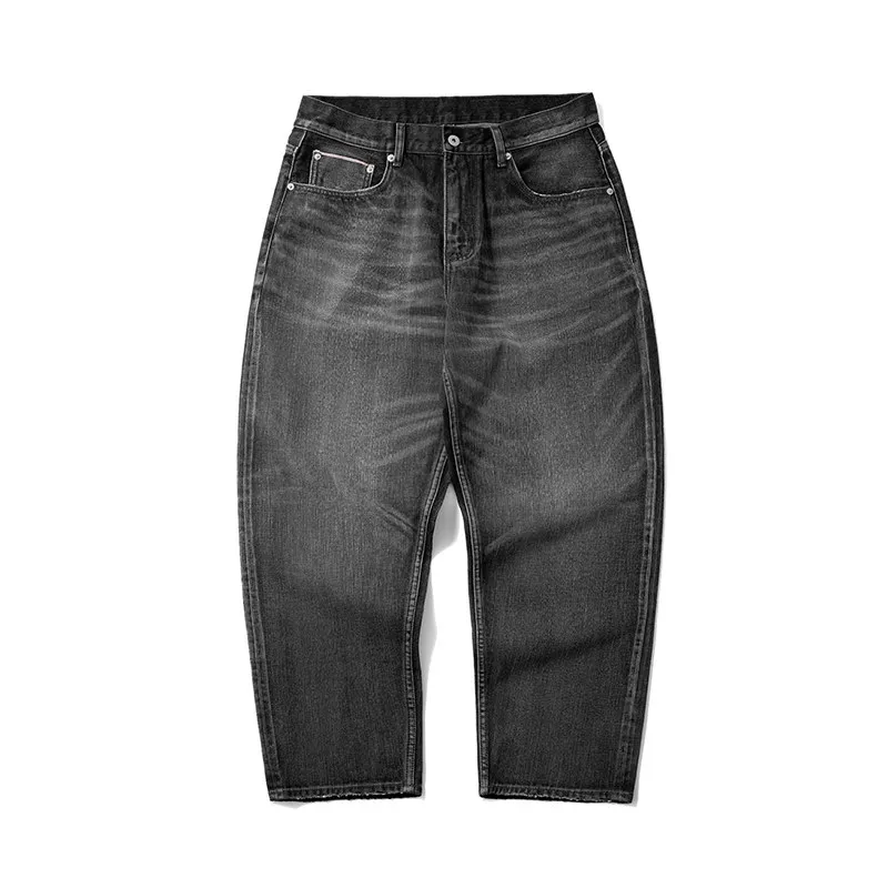 2026 Spring Japanese Vintage 14OZ Washed Slub Selvedge Denim Jeans for Men Straight Slightly Dropped Loose-Fit Distressed Pants
2026 Spring Japanese Vintage 14OZ Washed Slub Selvedge Denim Jeans for Men Straight Slightly Dropped Loose-Fit Distressed Pants