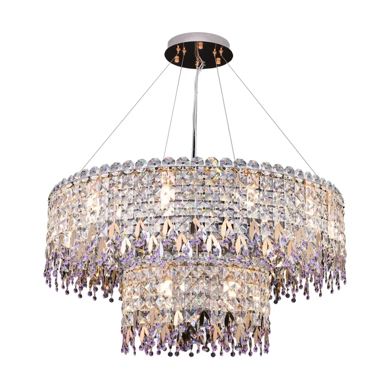 Modern simplicity, light luxury crystal chandelier, personalized round lamps in the living room
Modern simplicity, light luxury crystal chandelier, personalized round lamps in the living room
