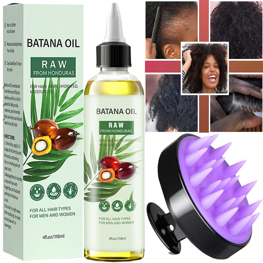 Batana Nourishing Hair Oil Hair Strengthen Repair Split Ends Damage Increase Hair Thickness Smoothness Dense Hair Essential Oil
Batana Nourishing Hair Oil Hair Strengthen Repair Split Ends Damage Increase Hair Thickness Smoothness Dense Hair Essential Oil