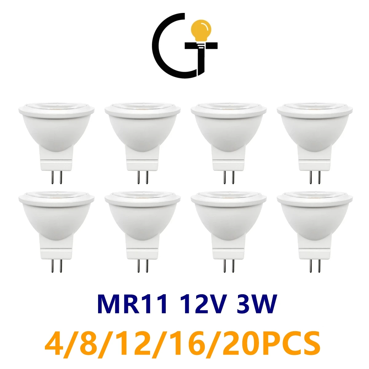 4-20PCS/LOT Energy Saving Spot Foco MR11 GU4 AC DC 12V Warm White LED Light Lamp For Home Decortion Replace 20W 25W HalogenLamp
4-20PCS/LOT Energy Saving Spot Foco MR11 GU4 AC DC 12V Warm White LED Light Lamp For Home Decortion Replace 20W 25W HalogenLamp