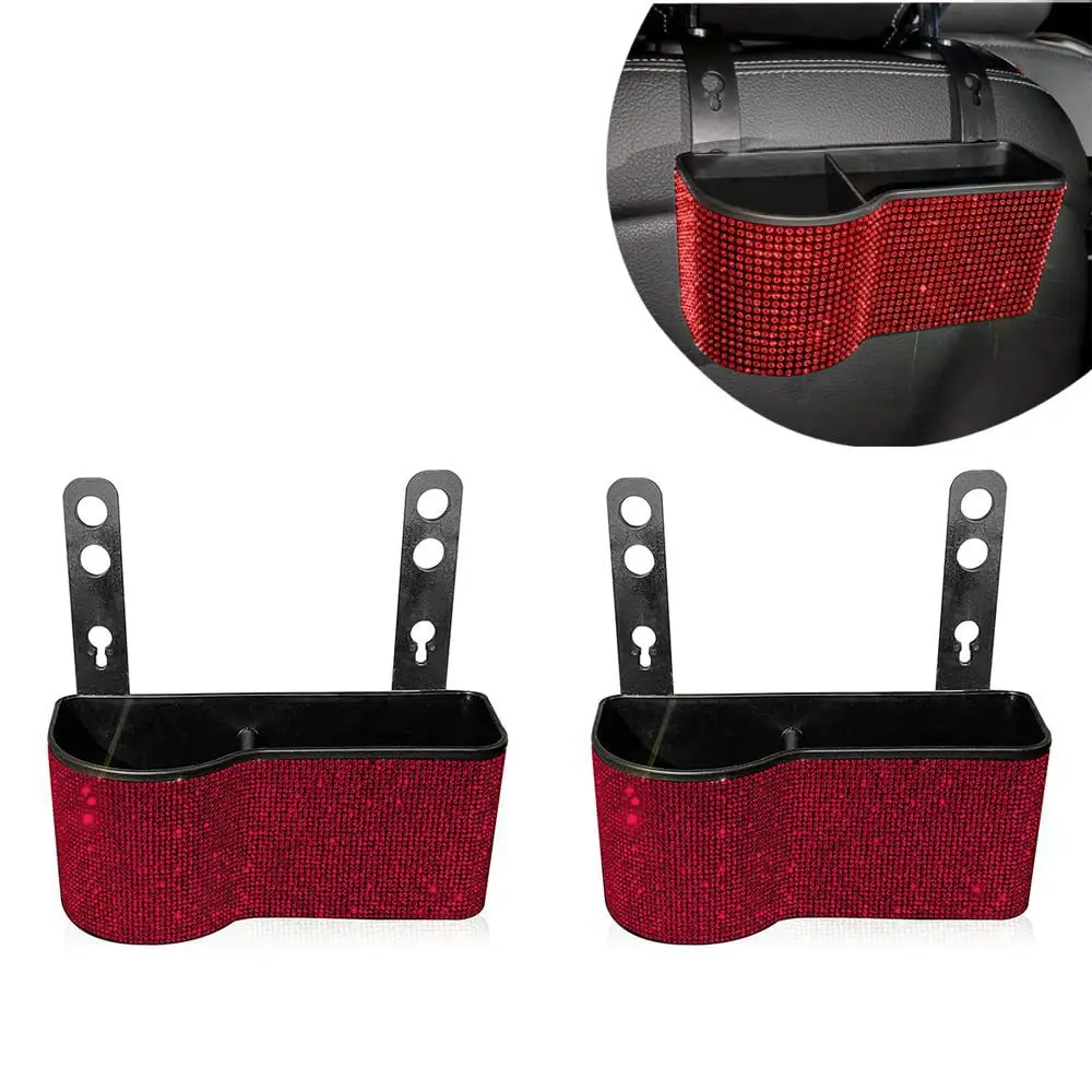 Car Seatback Storage Pouch Car Cup Holder Seatback Vehicle Drink Storage Bling Diamond Rhinestone Hanging Storage Bucket
Car Seatback Storage Pouch Car Cup Holder Seatback Vehicle Drink Storage Bling Diamond Rhinestone Hanging Storage Bucket