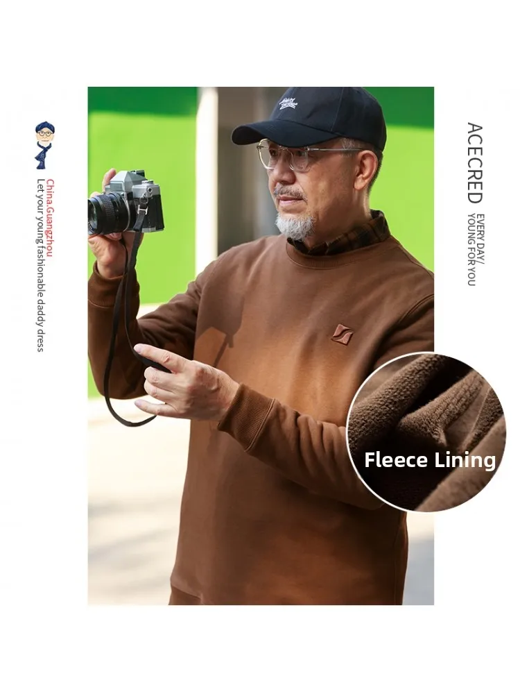 Men's Fce Long Sve Hoodie Sweatirt Warm Loose Fit Autumn Winter T-irt for Middle-Aged And ly Comfortable Cotto...
Men's Fce Long Sve Hoodie Sweatirt Warm Loose Fit Autumn Winter T-irt for Middle-Aged And ly Comfortable Cotto...