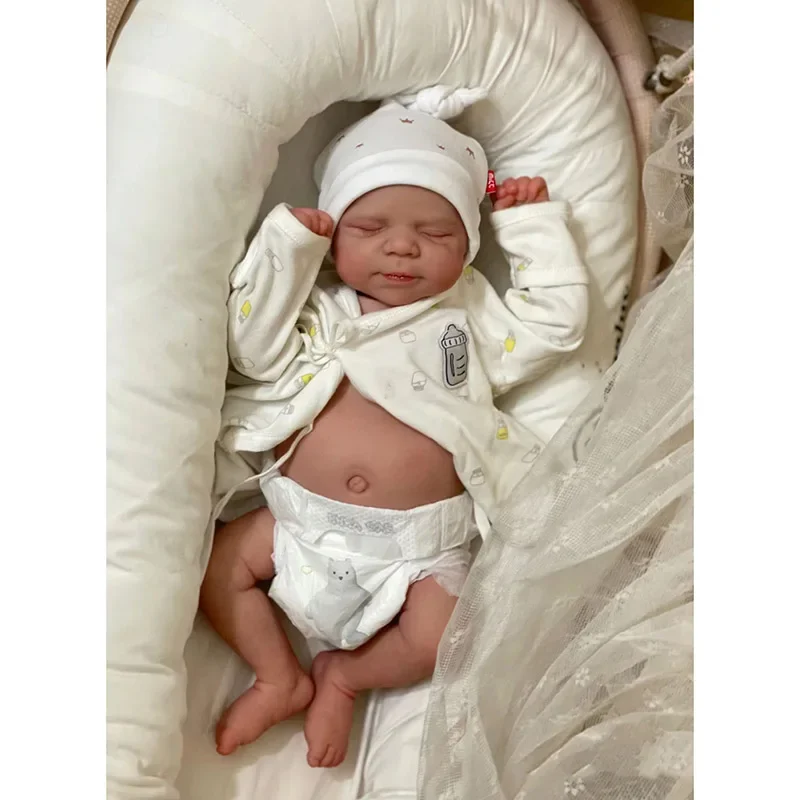48cm Full Vinyl Body Boy Pascale Doll Lifelike The Reborn Doll 3D Skin with Hand Painted Hair
48cm Full Vinyl Body Boy Pascale Doll Lifelike The Reborn Doll 3D Skin with Hand Painted Hair