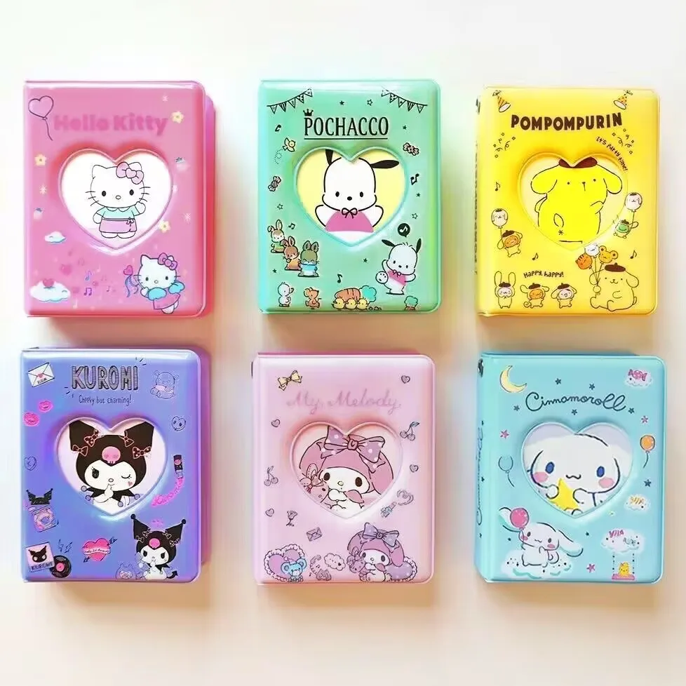 Kawaii мультфильм Hello Kitty фотоальбом аниме Kuromi Melody Cinnamoroll 3-дюймовый мини-идол коллекция карточек книга
Kawaii мультфильм Hello Kitty фотоальбом аниме Kuromi Melody Cinnamoroll 3-дюймовый мини-идол коллекция карточек книга