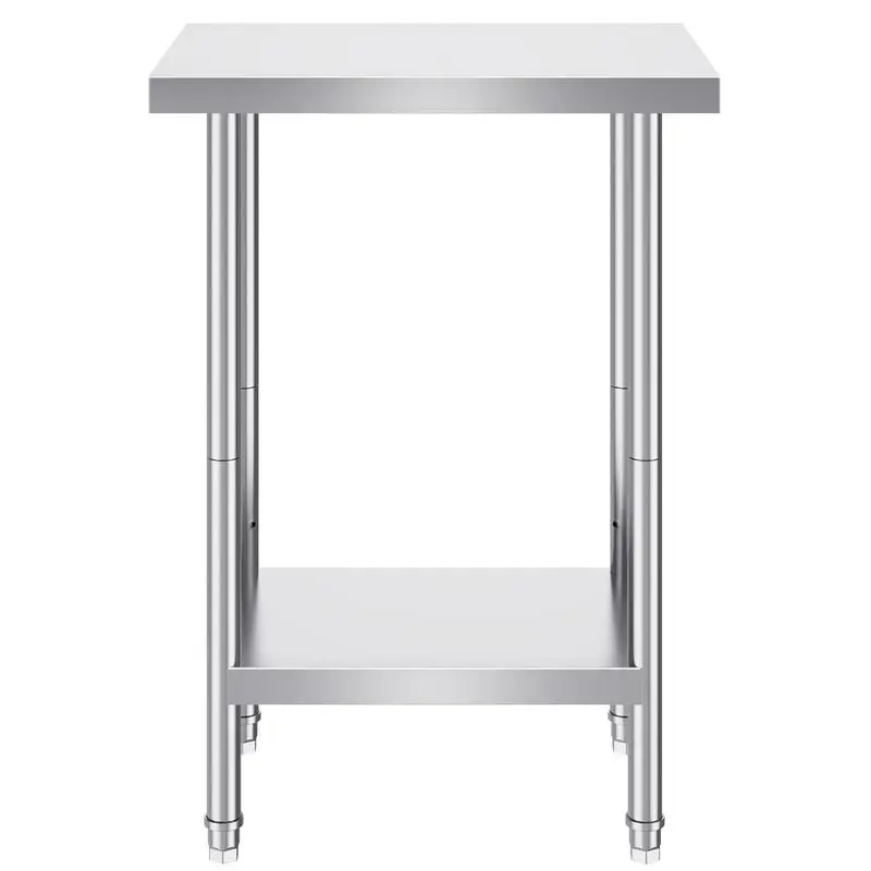 Stainless steel preparation table, robust metal work table with 3 adjustable height levels, commercial workstation for kitchen, garage, restaurant, backyard 610 x 457 x 864 mm
Stainless steel preparation table, robust metal work table with 3 adjustable height levels, commercial workstation for kitchen, garage, restaurant, backyard 610 x 457 x 864 mm