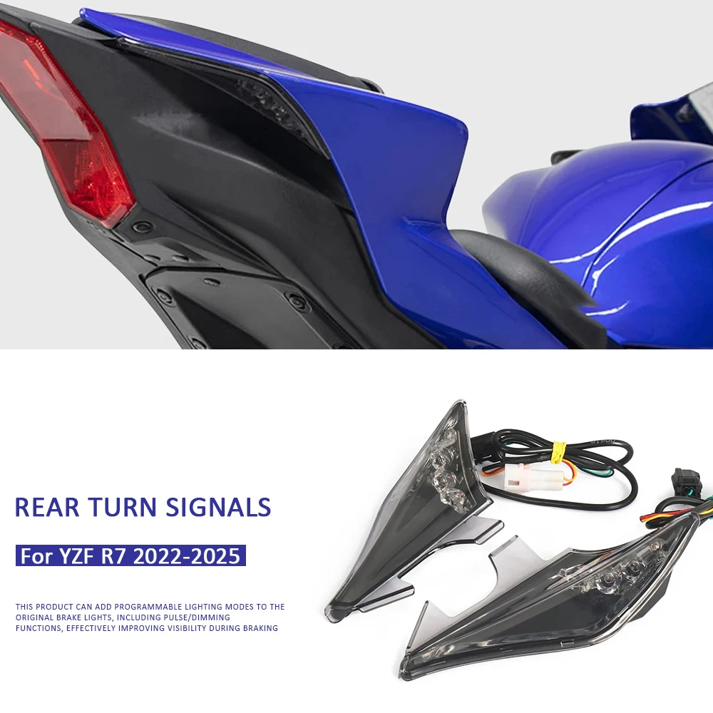 LED Turn Signals For YAMAHA YZF-R7 YZFR7 YZF R7 r7 Motorcycle Accessories Indicator Blinker Light Waterproof 2022 2023 2024 2025
LED Turn Signals For YAMAHA YZF-R7 YZFR7 YZF R7 r7 Motorcycle Accessories Indicator Blinker Light Waterproof 2022 2023 2024 2025
