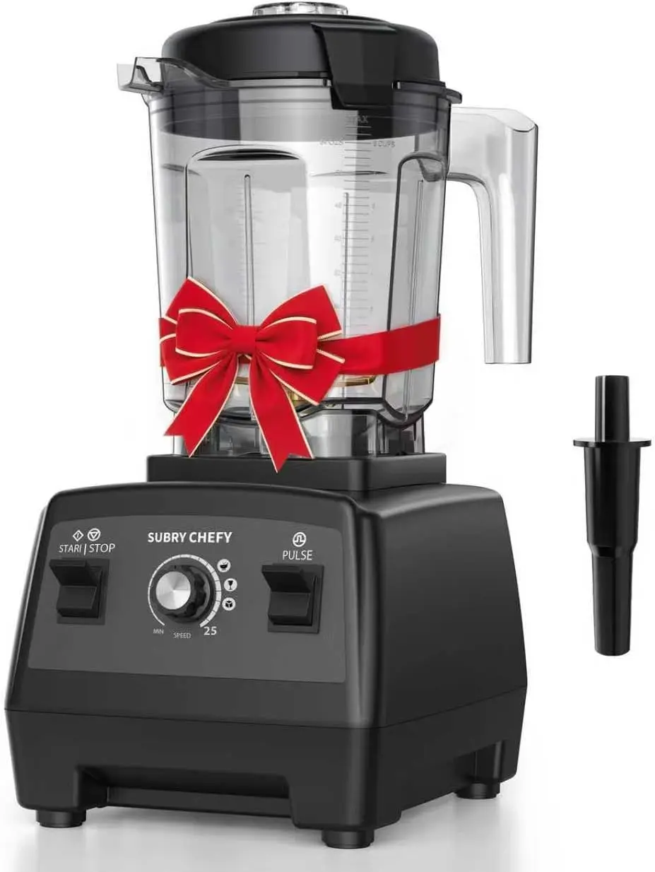 Countertop Blender Pro 2000W, Professional High-Speed Blender with Powerful Brushless Motor, 25-Speed, 68oz, Heavy Duty
Countertop Blender Pro 2000W, Professional High-Speed Blender with Powerful Brushless Motor, 25-Speed, 68oz, Heavy Duty