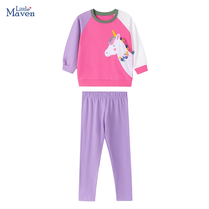 Little maven 2022, осенняя одежда для детей, детская одежда, хлопковая толстовка с капюшоном для маленьких девочек, комплекты с единорогом, кофты + штаны
Little maven 2022, осенняя одежда для детей, детская одежда, хлопковая толстовка с капюшоном для маленьких девочек, комплекты с единорогом, кофты + штаны