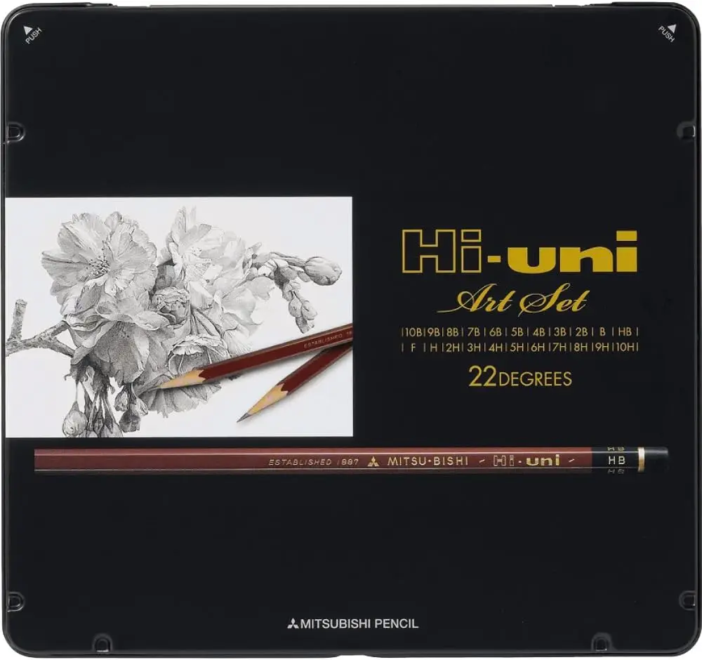 Wooden Pencil Art Set 10B-10H 22 Pack for Drawing Sketching Smooth Writing
Wooden Pencil Art Set 10B-10H 22 Pack for Drawing Sketching Smooth Writing