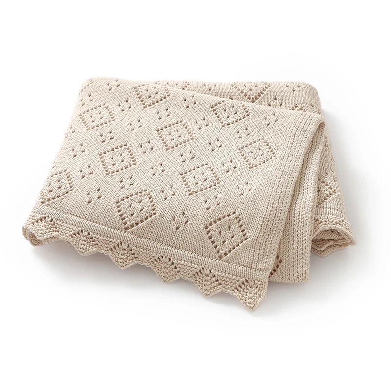 Cotton Baby Blankets Knitted Newborn Boys Girls Bed Quilt 100*80CM Infant Stroller Swaddle Wrap Fashion Solid Ruffles Plaid Soft
Cotton Baby Blankets Knitted Newborn Boys Girls Bed Quilt 100*80CM Infant Stroller Swaddle Wrap Fashion Solid Ruffles Plaid Soft