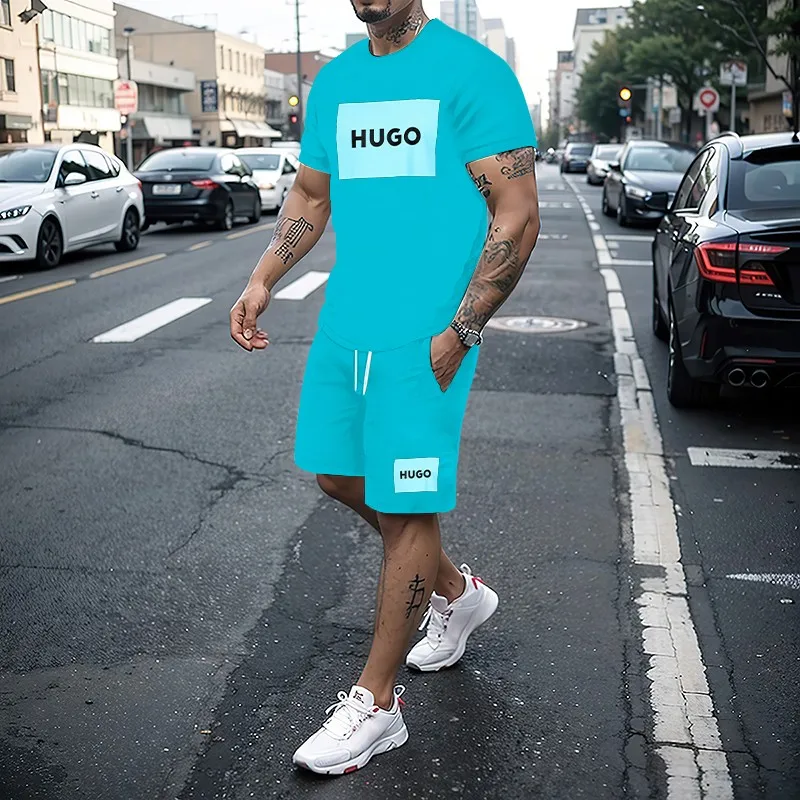 2024 Summer New Fashionable Printed Men's Shorts Set, Men's Quick Drying Breathable Football Sports Set, Short Sleeve T-shirt Se
2024 Summer New Fashionable Printed Men's Shorts Set, Men's Quick Drying Breathable Football Sports Set, Short Sleeve T-shirt Se