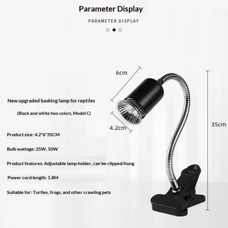 Light Basking Spot Light Simulated Sunlight Reptile Heat Lamp For Turtle Lizard Dimmable Heating Lamp1 Set 50/75W UVA UVB
Light Basking Spot Light Simulated Sunlight Reptile Heat Lamp For Turtle Lizard Dimmable Heating Lamp1 Set 50/75W UVA UVB