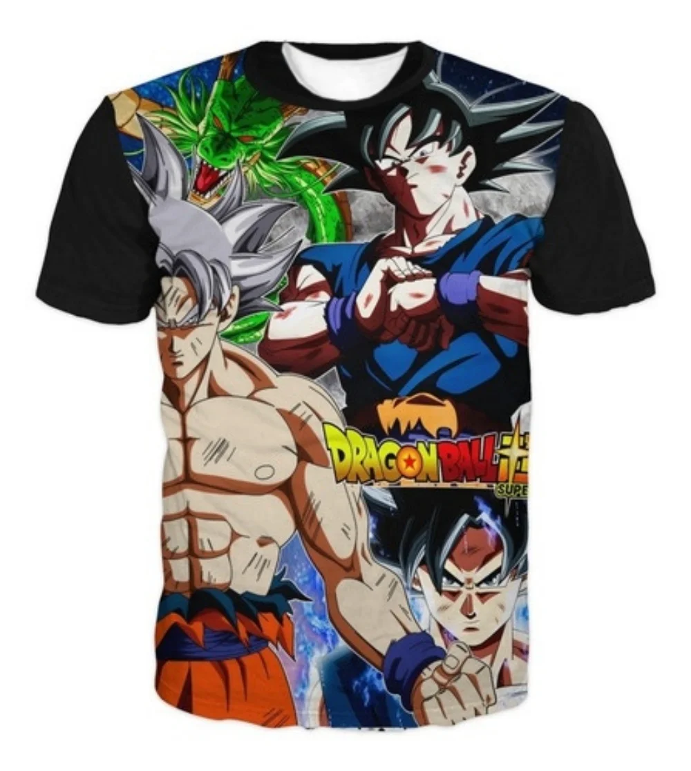Dragon Ball T-shirt adult top T-shirt anime character Son Goku Super Saiyan T-shirt boy children's clothes summer T-shirt
Dragon Ball T-shirt adult top T-shirt anime character Son Goku Super Saiyan T-shirt boy children's clothes summer T-shirt
