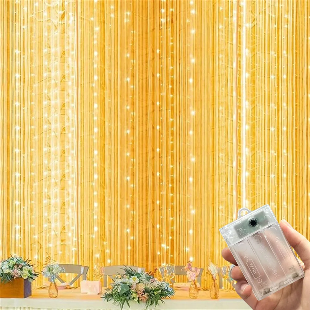 100-600LED Battery Operated Home Decoration Curtain LED Fairy Lights Wedding Birthday Christmas Decorations for Home
100-600LED Battery Operated Home Decoration Curtain LED Fairy Lights Wedding Birthday Christmas Decorations for Home