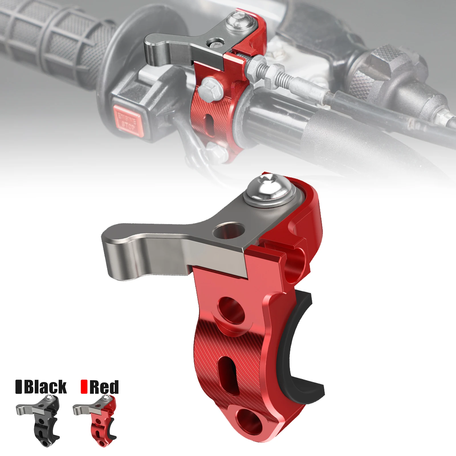 For Suzuki RM Honda CR CRF For Kawasaki KX KLX Yamaha YZ WR 125 250 450 250R/X 450R 250F 450F Rotating Bar Clamp Hot Start Lever
For Suzuki RM Honda CR CRF For Kawasaki KX KLX Yamaha YZ WR 125 250 450 250R/X 450R 250F 450F Rotating Bar Clamp Hot Start Lever