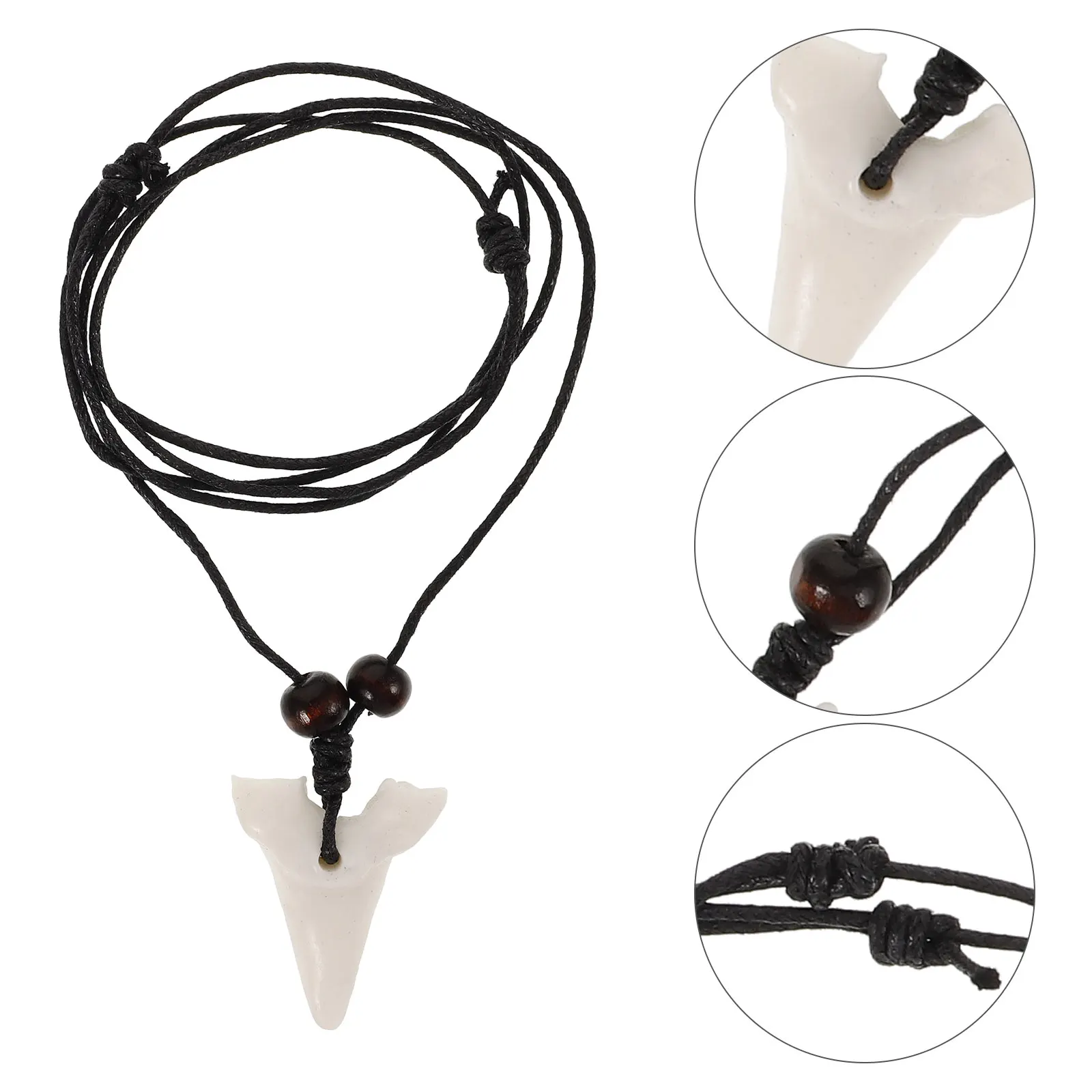 Personality Simulation Shark Teeth Necklace Novelty Resin Necklace Unisex Fashion Neck Pendant For Man Men Necklaces
Personality Simulation Shark Teeth Necklace Novelty Resin Necklace Unisex Fashion Neck Pendant For Man Men Necklaces